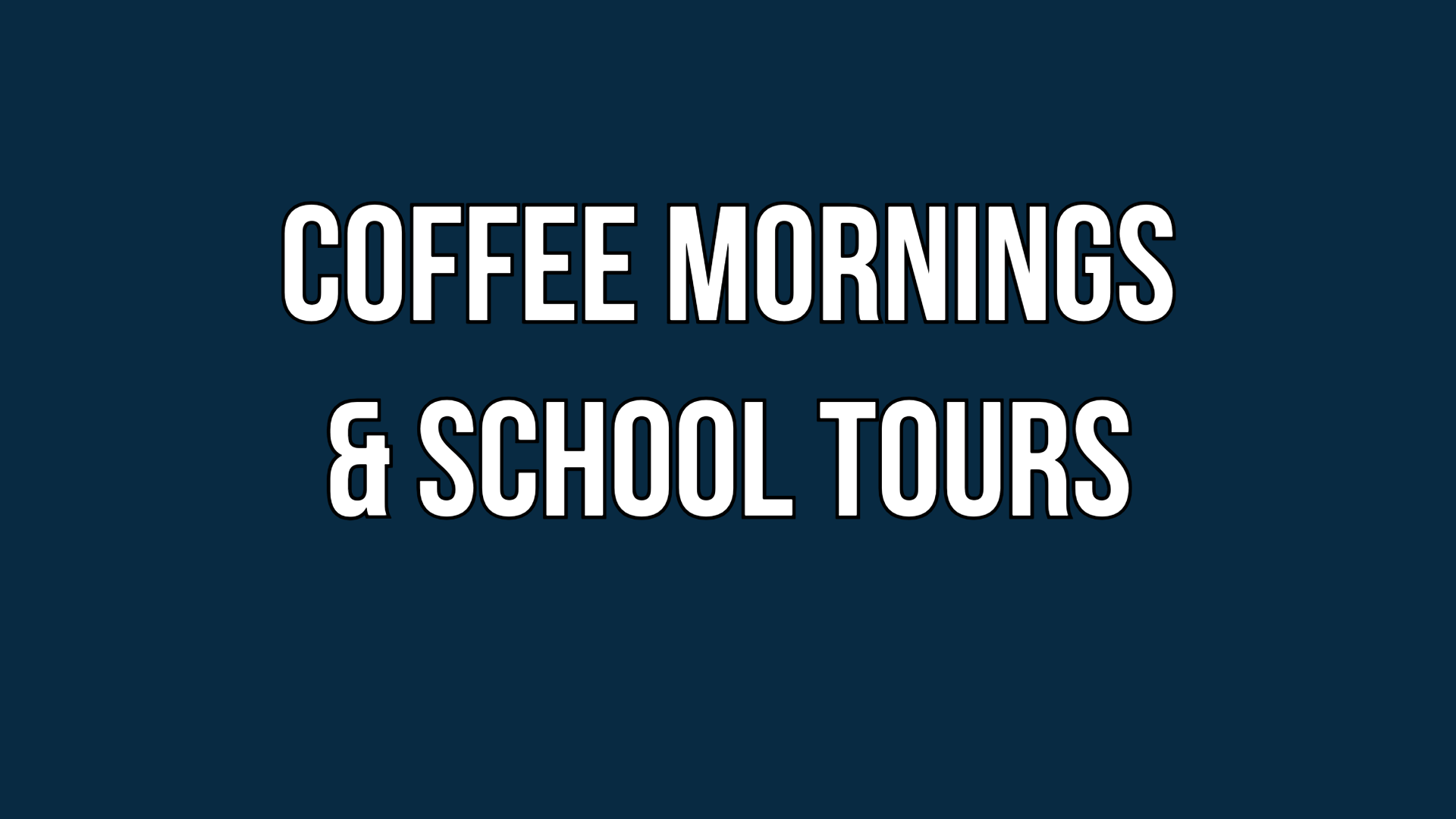 Year 5 Coffee Morning and School Tour &ndash; Intake September 2026