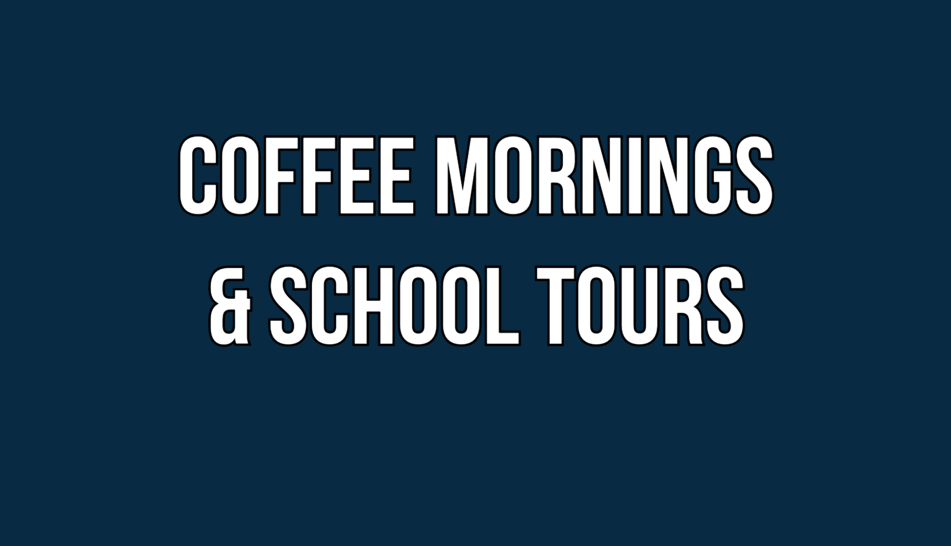 Year 5 Coffee Morning and School Tour – Intake September 2026